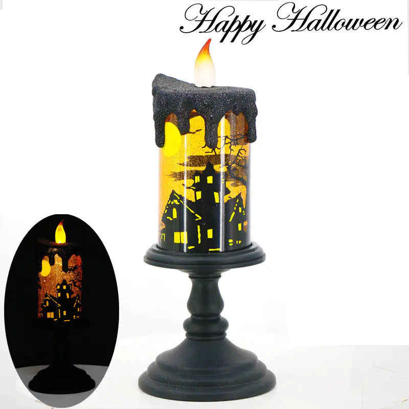 Halloween Skull Candle