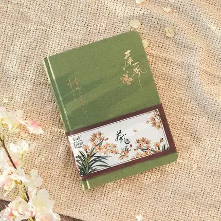 Chinese Style Hardcover Notebook Colorful Pages